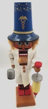 German Nutcracker Doctor Germany Steinbach Volkskunst Syringe Mallet