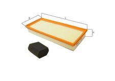 MAHLE Luftfilter LX 3955 KIT Filtereinsatz für OPEL CROSSLAND PEUGEOT CITROËN C4