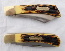 Ensemble de couteaux de poche Schrade Oncle Henry 1157962 0621 ~ lot de deux couteaux comme indiqué