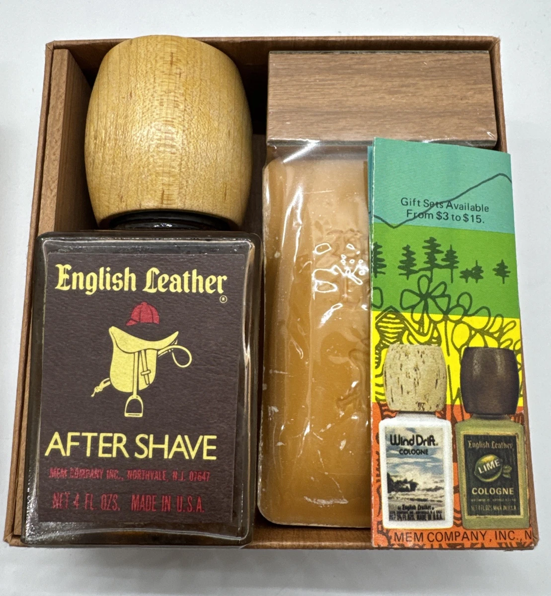 香水(男性用) Vintage English Leather Cambridge Set 3P ENGLISH
