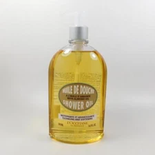 L'Occitane Amande Almond Shower Oil Cleansing & Softening 16.9 oz / 500ml *NEW*