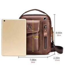 Genuine Leather Men's Shoulder Crossbody Bag Fashionable Sports MMA04772