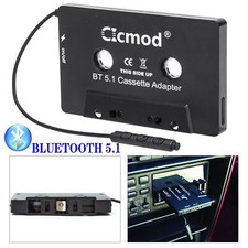 Bluetooth 5.1 Car Audio Stereo Cassette Tape Adapter To Aux for iPhone  Android
