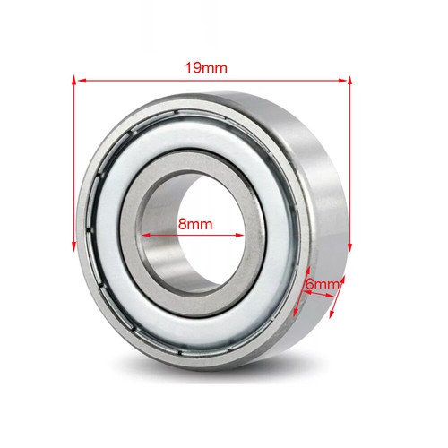 10 Pcs Miniature Bearing 606 607 608 TO 698 2Z Deep Groove Ball Bearing Shield - Picture 31 of 31