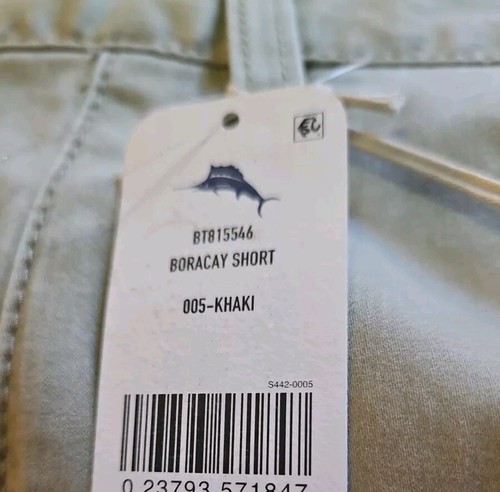 Tommy Bahama Men's SZ 48RG New Boracay Flat Front Chino Shorts Khaki NWT - Picture 8 of 8