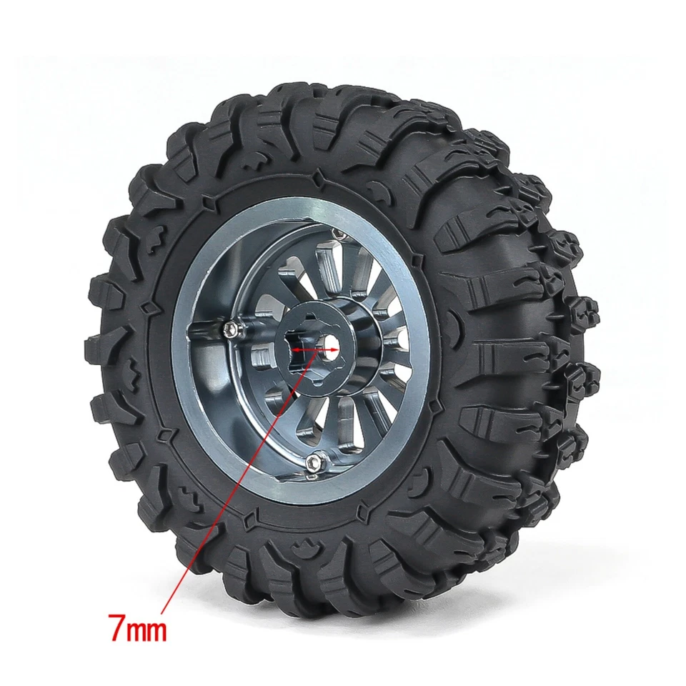 65mm Reifen für Traxxas 1/18 TRX4M Land Rover Defender TRX4MT (4Stück) - Bild 3 von 4