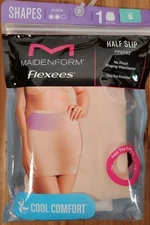 Maidenform Flexees Half Slip Shapewear 3X Firm Cool Comfort Beige NEW