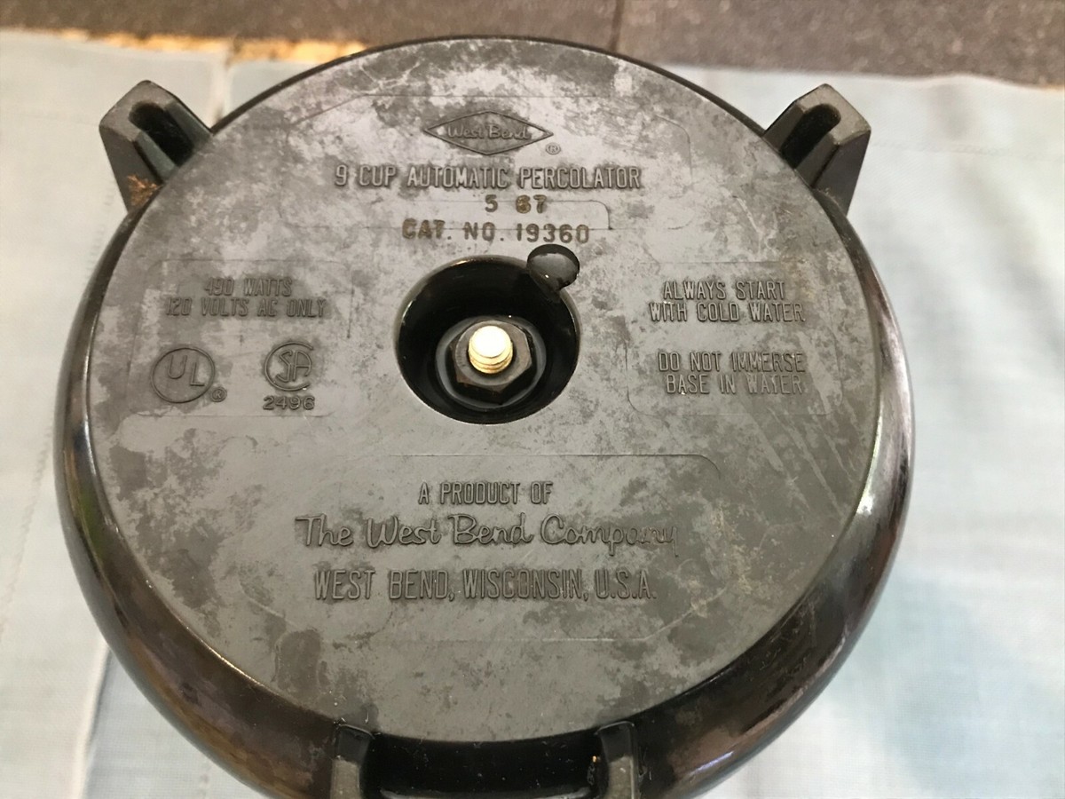 Cavo di alimentazione per modelli percolatore caffè West Bend 54119