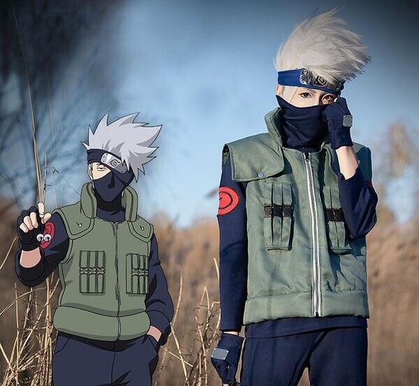 Naruto Cosplay Hatake Kakashi Costume New