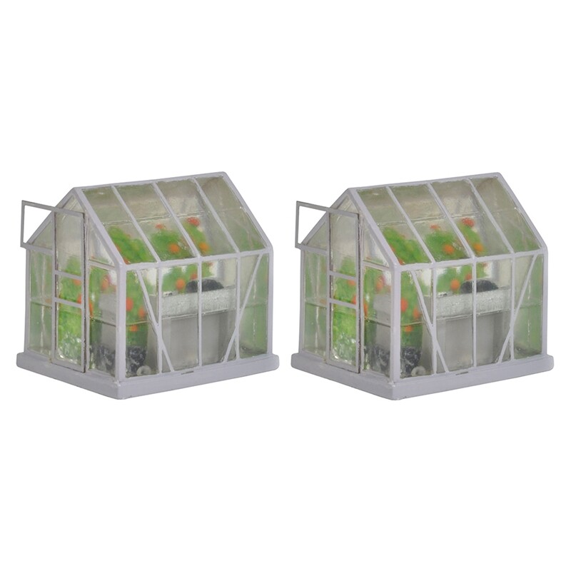 Bachmann 44-515 OO Gauge Greenhouse x2