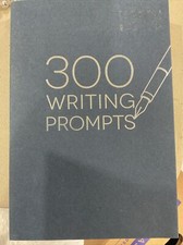 Piccadilly 300 Writing Prompts Journal 204 pgs Dark Gray Cover Ivory Pages