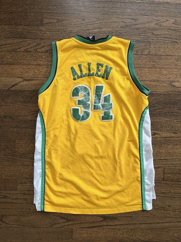 Ray Allen Seattle Supersonics Sonics Adidas Jersey size large - Picture 6 of 7