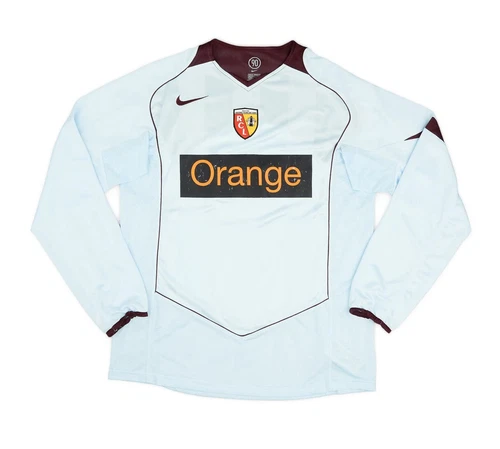 RC Lens 2004 Third Long Sleeve Player Equipment Football Shirt (XL) NEW