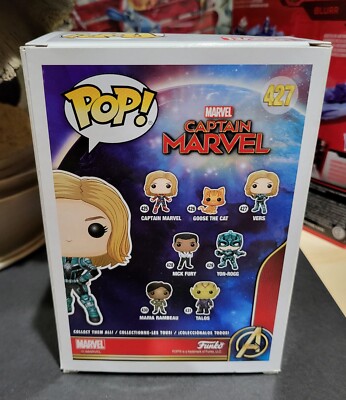 Funko Pop Captain Marvel VERS #427 889698363426| eBay