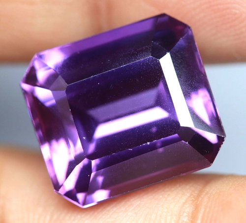 21.40 Ct 100% Natural Taaffeite Velvet Smooth Square Cut Loose Gemstone - Picture 2 of 6