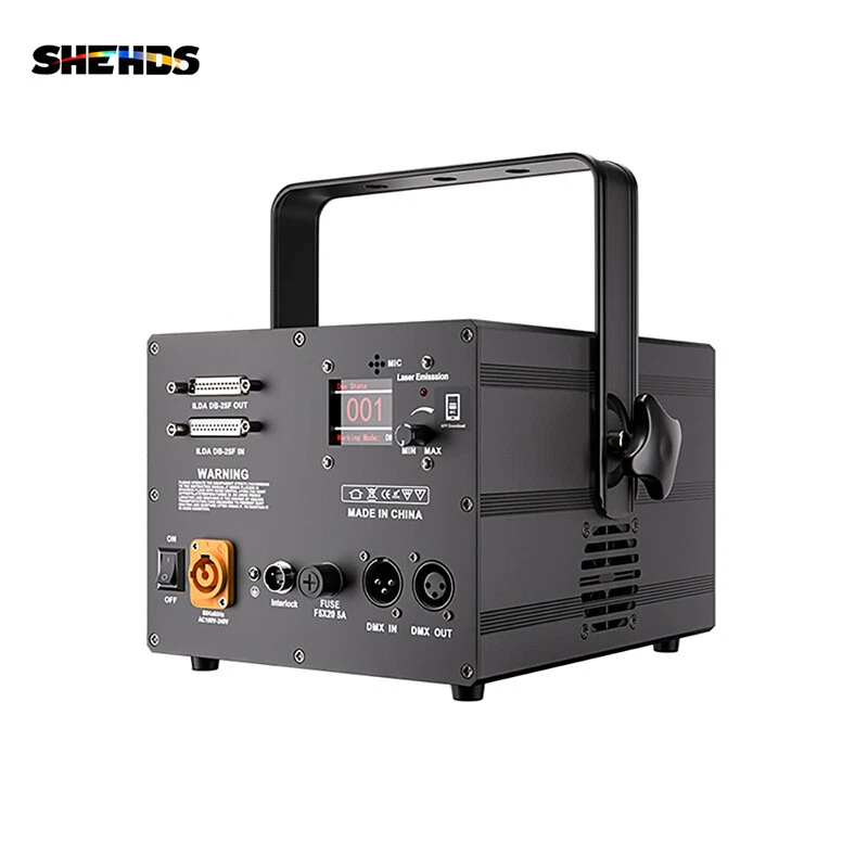 3W RGB Full Color Animation Laser Light 3D Project Beam For DJ Bar Party - Image 4 of 4