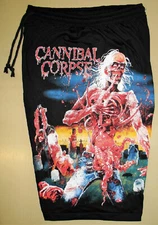 Cannibal Corpse Eaten Back To Life Cotton Shorts Sweatpants Free Sze Death Metal