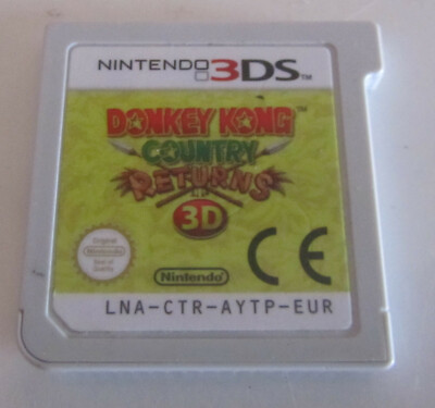 Nintendo 3DS Game Cartridge Donkey Kong Country Returns 3d