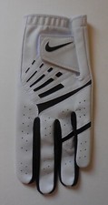 Nike Dura Fell IX Golf Glove Cad Left Hand Unisex Pearl White/Black/Black Large