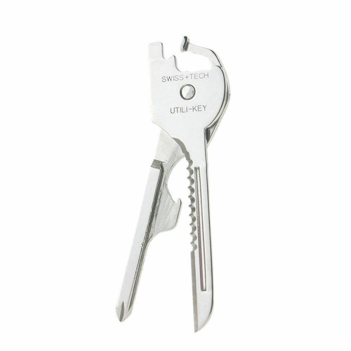 Nuevo 2 piezas Swiss Tech 6 en 1 herramienta llave útil llavero llavero destornillador bolsillo E6 - Imagen 5 de 7