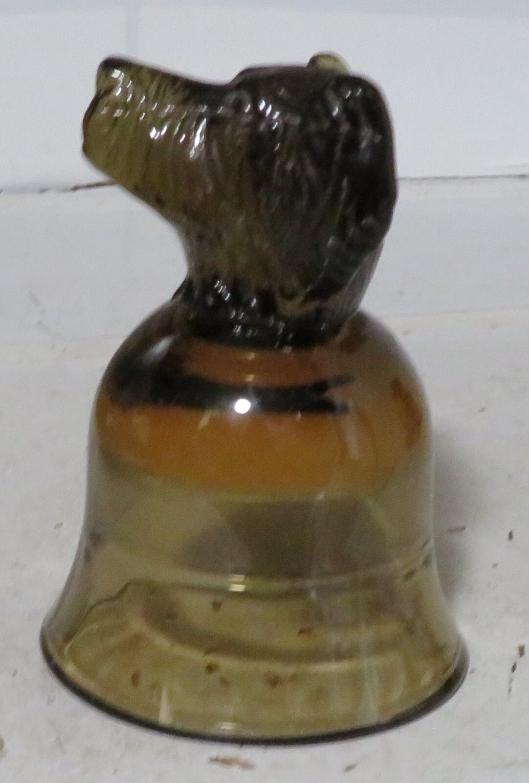 Vintage Avon Chesapeake Collection Dog Head Glass Jigger Candle Holder