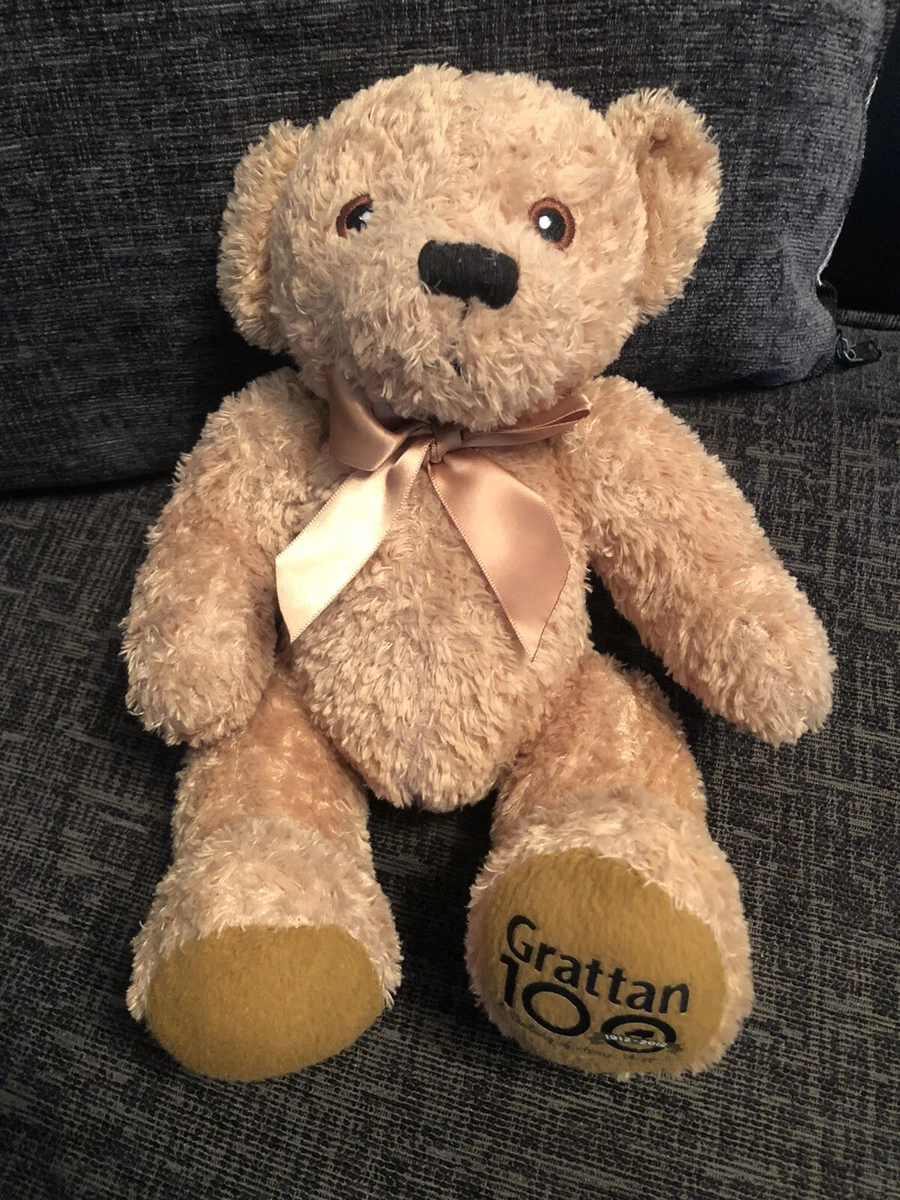 Teddy bear with sales stitched eyes