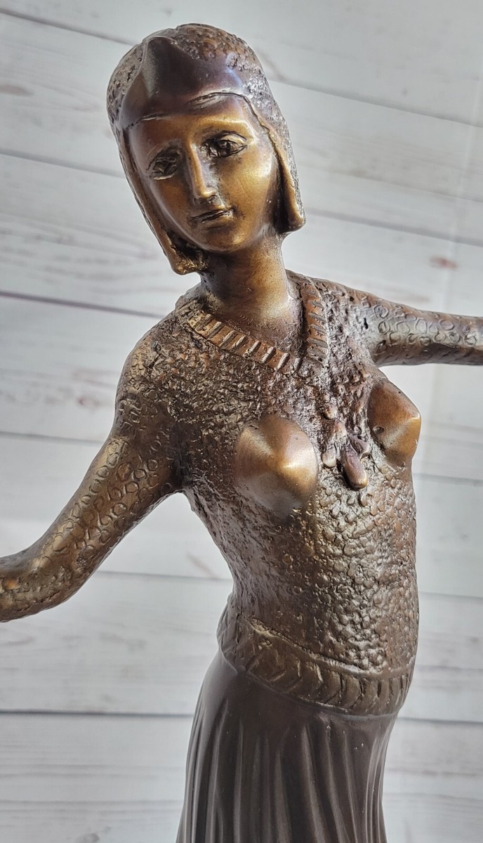 ブロンズ像　神　D.H. CHIPARUS DANCER　アールデコ　彫刻家 s-l1200.jpg