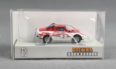 BREKINA 29653 (H0, 1:87) Lancia Stratos HF No.2 Rallye San Remo 1974 NEU 2023!