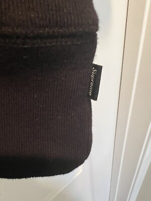 Supreme Box Logo Crewneck size XL Black/Black F/W18 | eBay