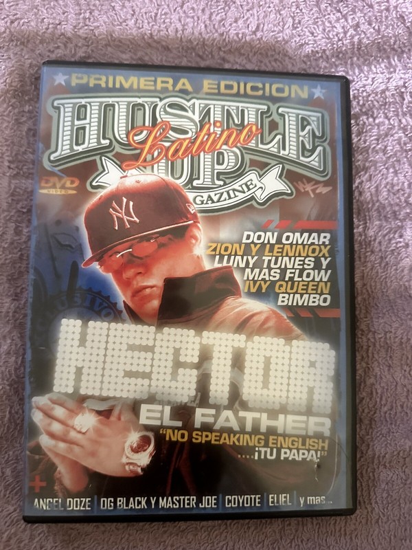 Hustle Up Latino Magazine DVD Primera Edicion Music Don Omar Rare Oop Latin