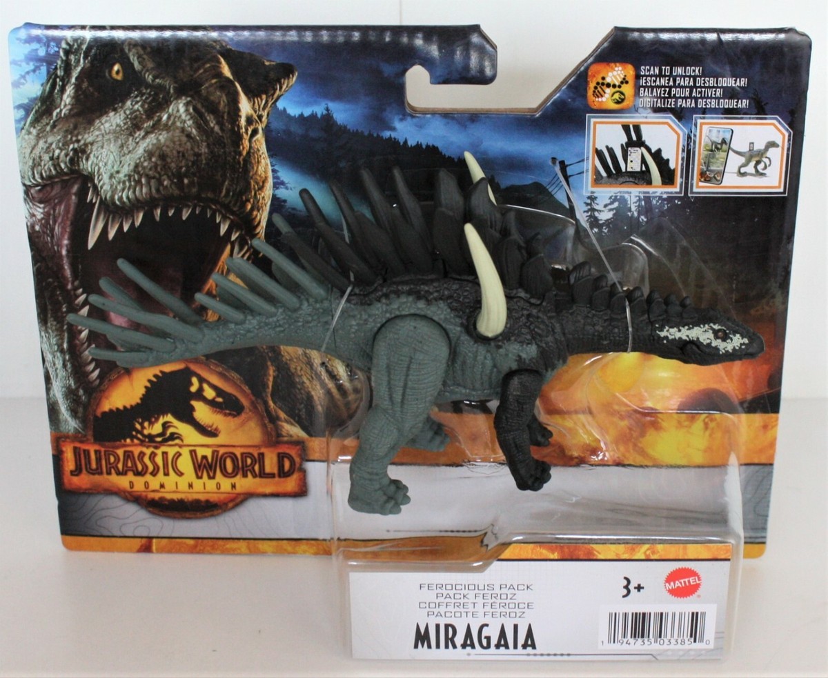 Mattel JURASSIC WORLD DOMINION Miragaia dinosaur Ferocious Pack