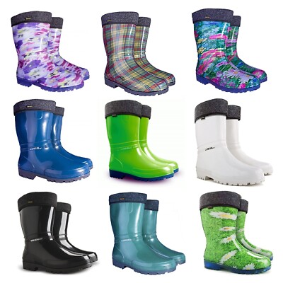 New Wellington Boots Womens Ladies Wellies Waterproof Walking Gardening  Rain UK UK