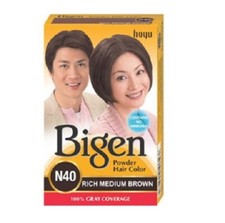 Bigen Powder Hair Color,Rich Medium Brown N40...