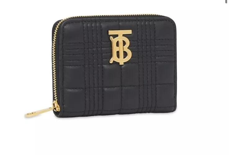 Quilted Leather Lola Card Case in Black/black - Women | Burberry® Official