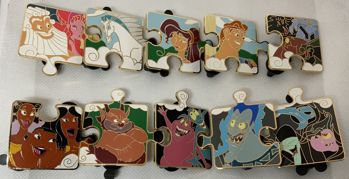 Disney Hercules Character Connection Puzzle LE 450 Pins Full