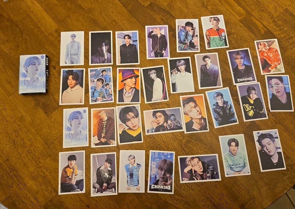 BTS Suga We Are Bulletproof Box Of 30 Cards In Box | eBay