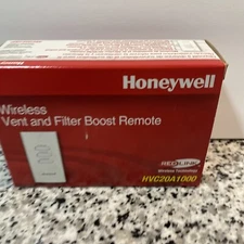 Honeywell HVC20A1000 Wireless Vent Filter Boost Remote t-Thermostat - BRAND NEW