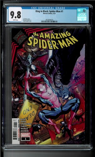 King in Black # 1 Amazing Spider-Man (2021) Gomez Cover CGC 9.8