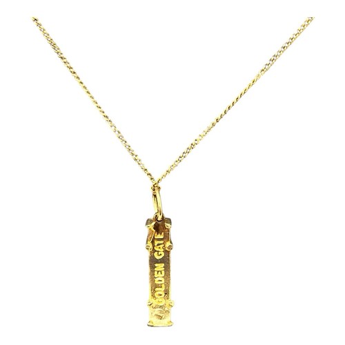 9ct 9K Yellow Gold Golden Gate Bridge Charm Pendant 2.34 Grams. Brand New - Picture 3 of 8