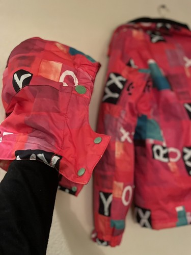 Roxy Insulated 5K Technology Girl's Pink Spellout Snowboard/Ski Jacket | Sz. 12 - Picture 15 of 17
