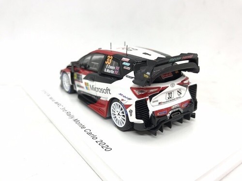 MODELLINO AUTO 1:43 SPARK TOYOTA YARIS WRC EVANS RALLY MONTE CARLO 2020 DIE CAST - Imagen 6 de 7