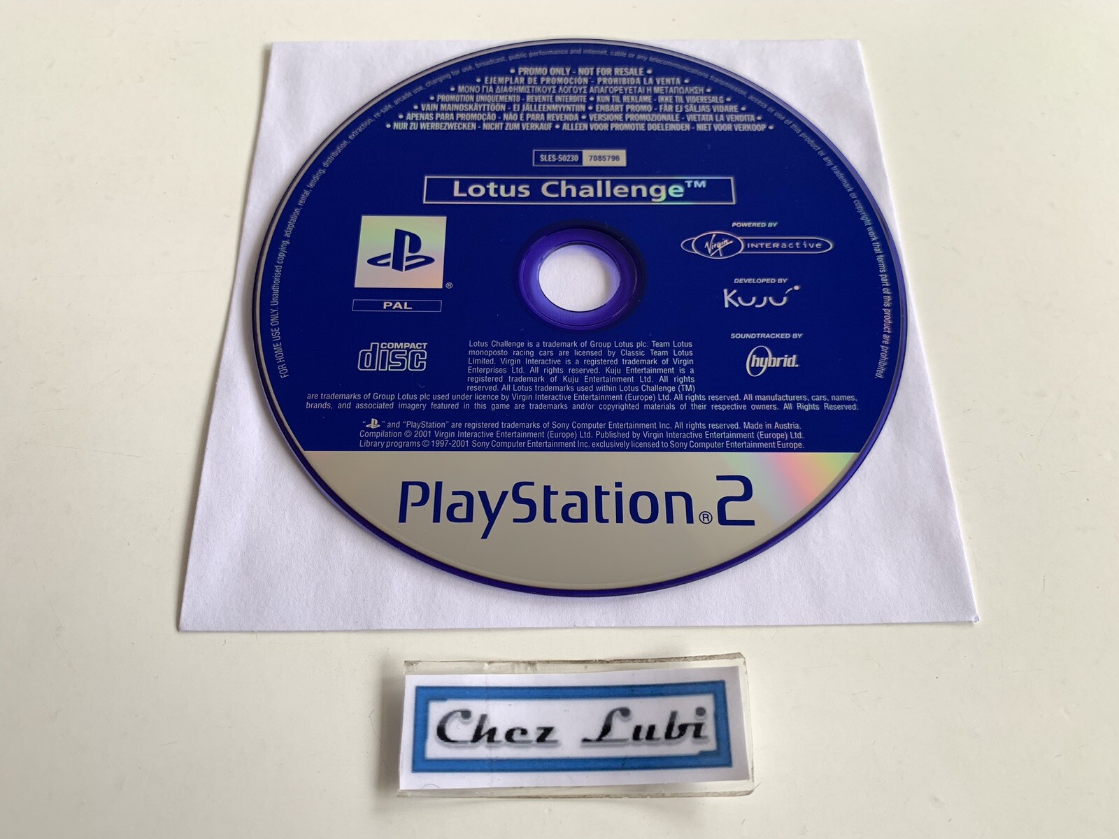 Lotus Challenge - Promo - Sony PlayStation PS2 - PAL EUR