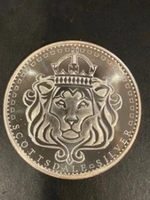 Scottsdale Mint 1 oz 99.9% Silver Round Omnia Paratus excel.cond.  Below Spot!!!