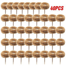 40 Metal Polishing Buffing Abrasive Wheel Burr Kit Rotary Tool Set For Dremel