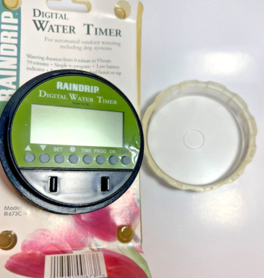 Raindrip DIGITAL WATER TIMER R673C Programmable Battery-Operated
