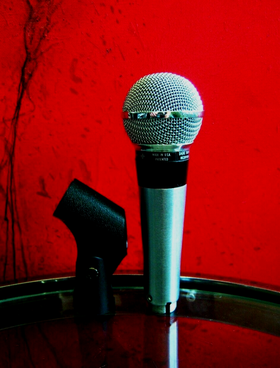 Vintage 1960's Shure PE56 Dynamic cardioid microphone w