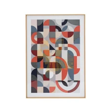 Framed Mirror Art Wall Decor Multicolor Indoor Outdoor Living Dining Room