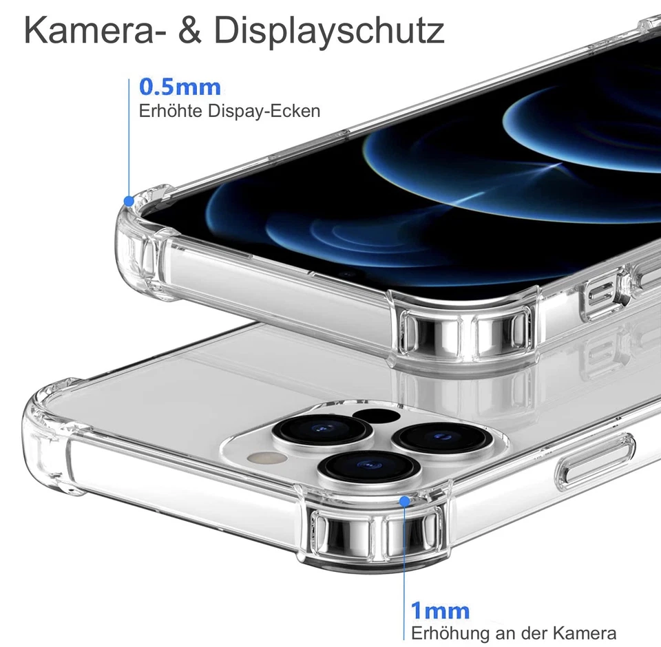 Custodia Per iPhone 13 Pro AVANA Trasparente Bumper Case - Immagine 3 di 4