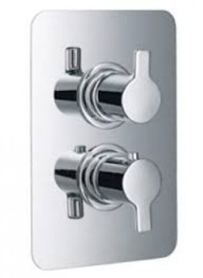 HSK Softcube Unterputz-Thermostat mit Absperrventil, chrom, 1180045
