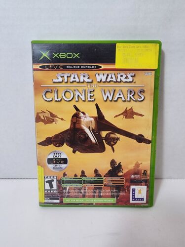 Star Wars: The Clone Wars/Tetris Worlds (Microsoft Xbox, 2001) Disc And Manuals - Picture 1 of 3
